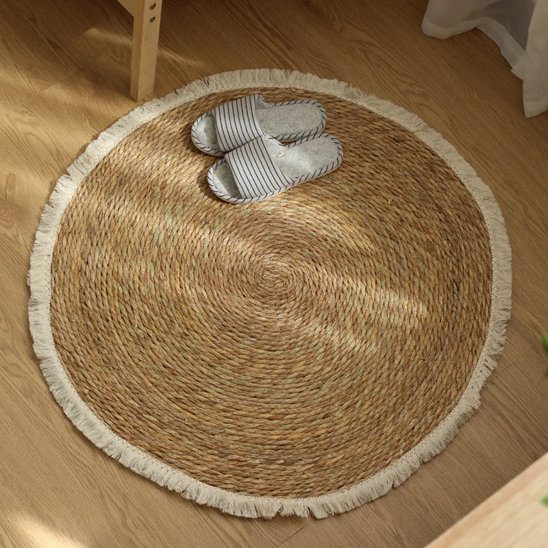 Round Woven Rug