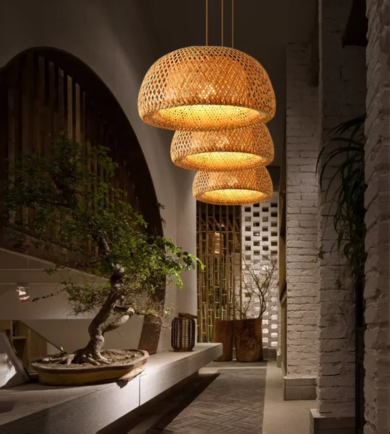 Mariposa Woven Lamps