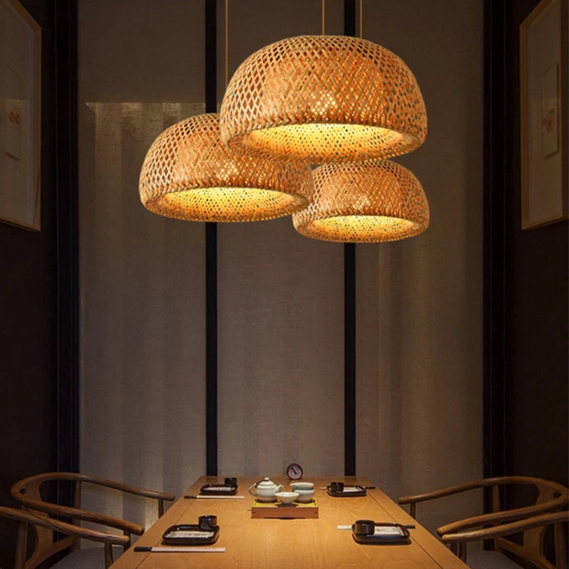 Mariposa Woven Lamps