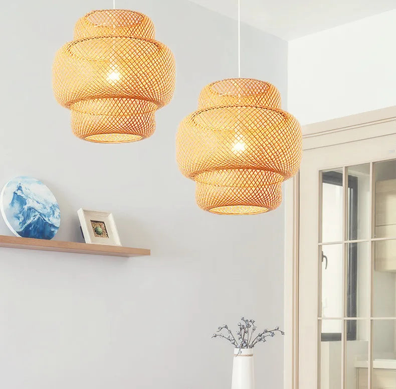 Mariposa Woven Lamps