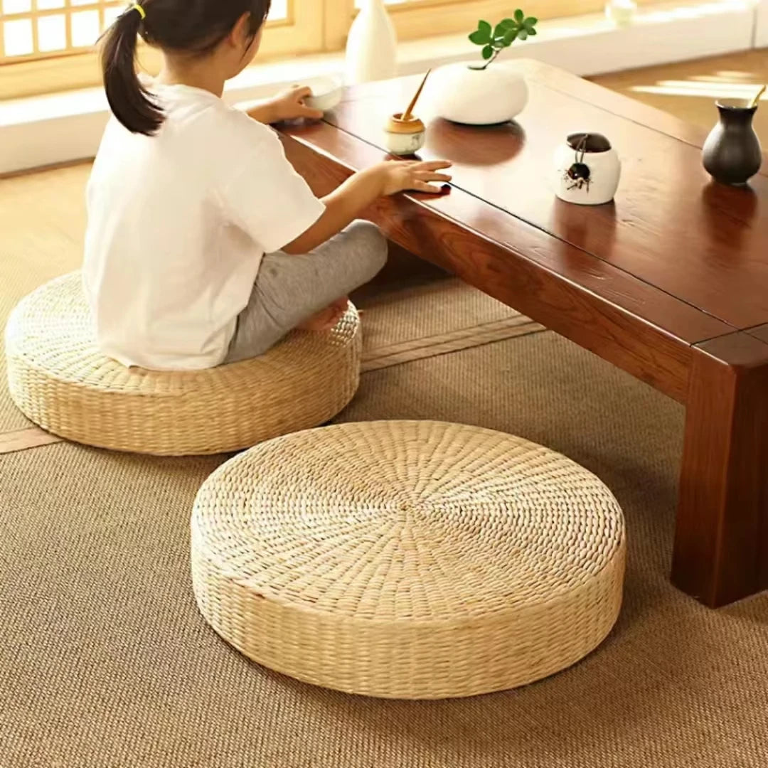 Tatami Rattan Cushion