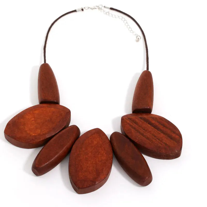 Burma Wood Necklace