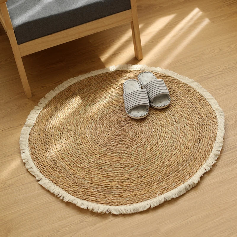 Round Woven Rug